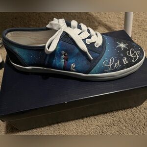 The Bradford Exchange Frozen Sneakers - Navy and White